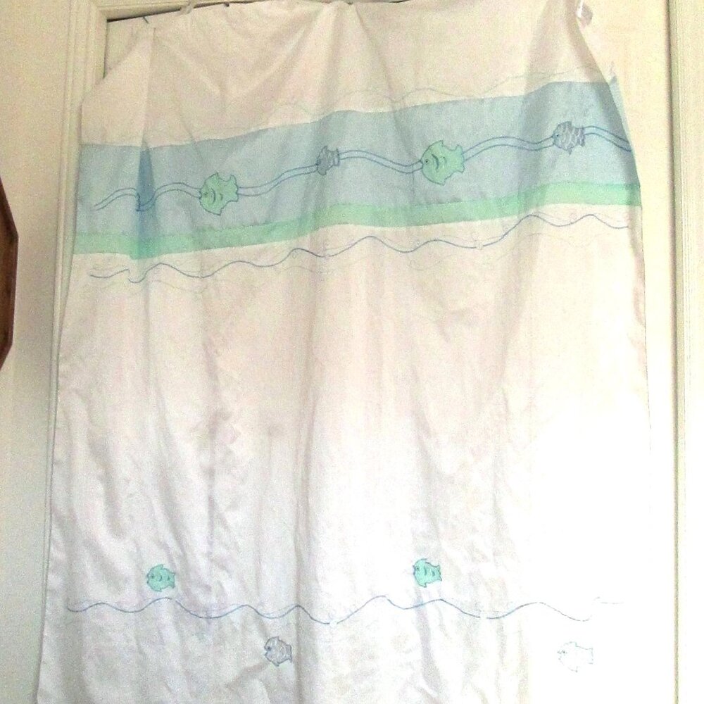 Shower Curtain Pastel Tropical Fish